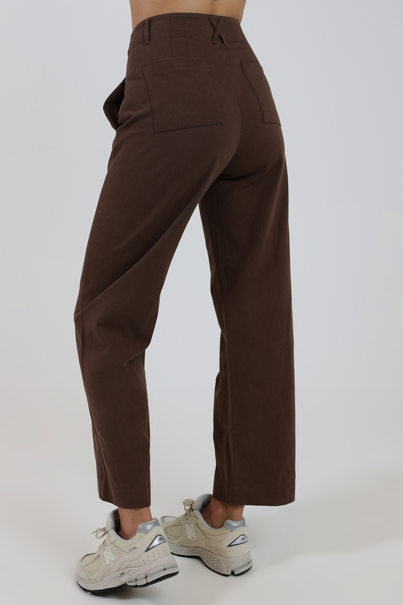 Nude Lucy Cooper Pant Espresso | Stylerunner