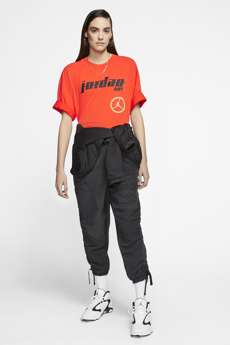 Nike Jordan Moto Oversized T-shirt - Team Orange | Stylerunner