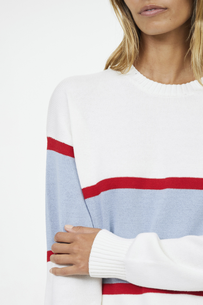 NF Knitted Stripe Sweater