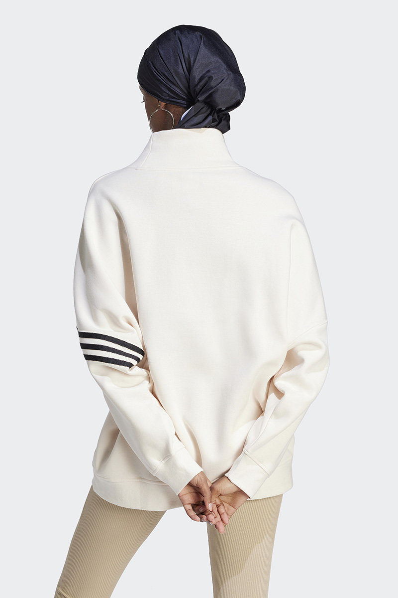 adidas Adicolor | Originals Neuclassics White Sweater Oversized Stylerunner Wonder