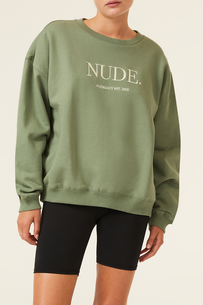 Nude Lucy IWD Sweat Foam Green | Stylerunner