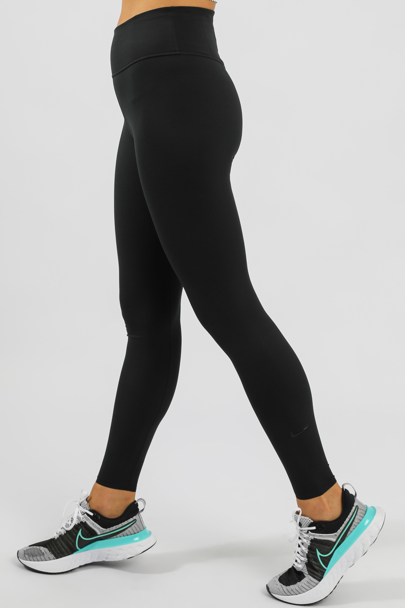 NWT NIKE ONE LUXE CT5153-010 Mid Rise Crop Length Leggings XS $85 Black