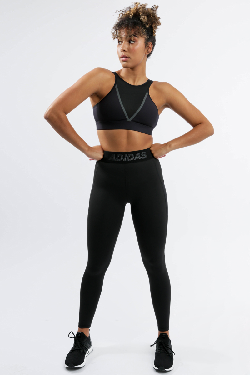 adidas Karlie Kloss Medium Support Bra - Black | Stylerunner
