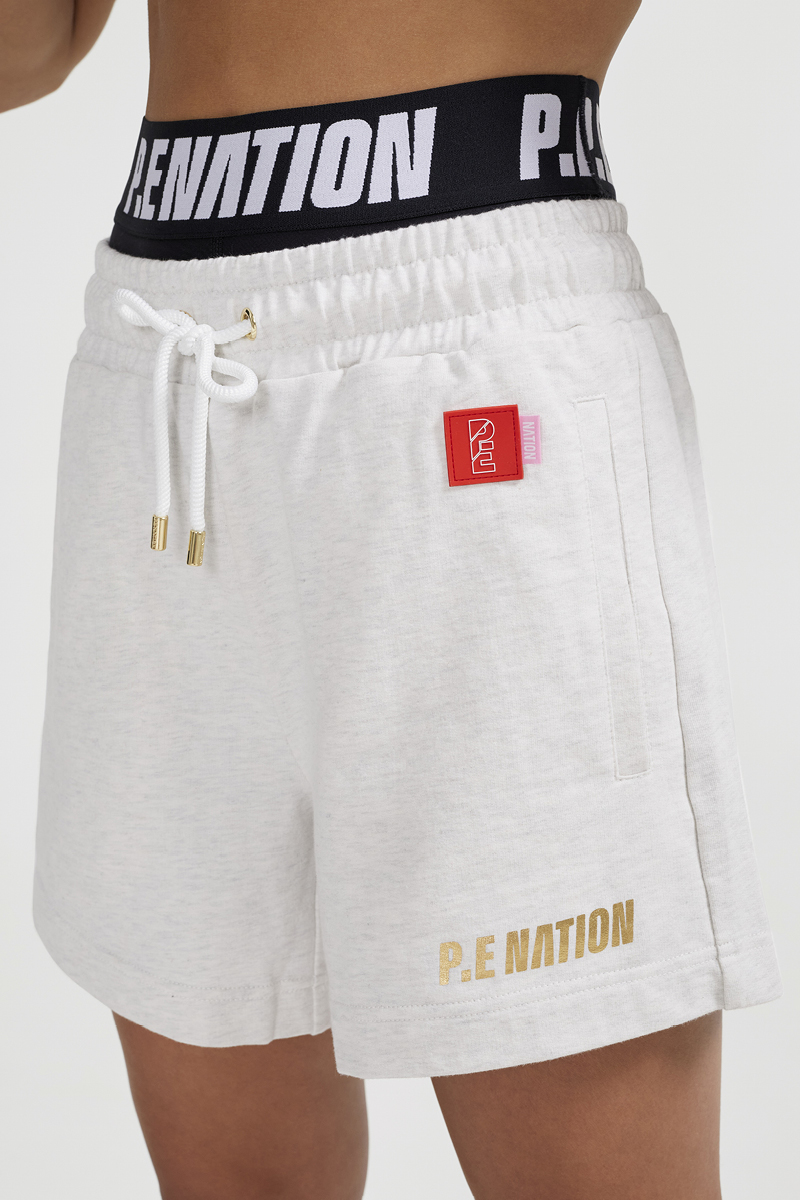 pe nation grey bike shorts