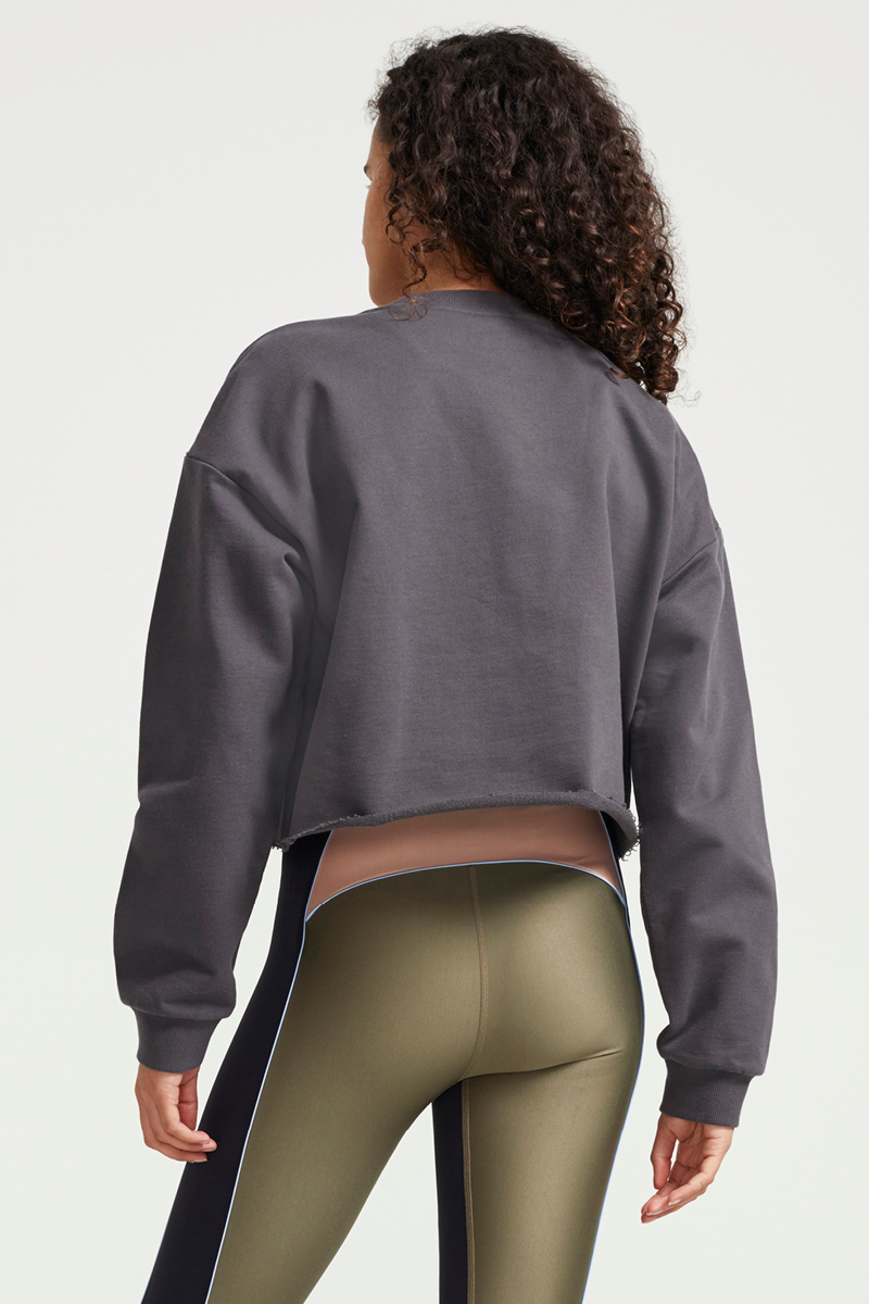 Strike Run Cropped Sweat