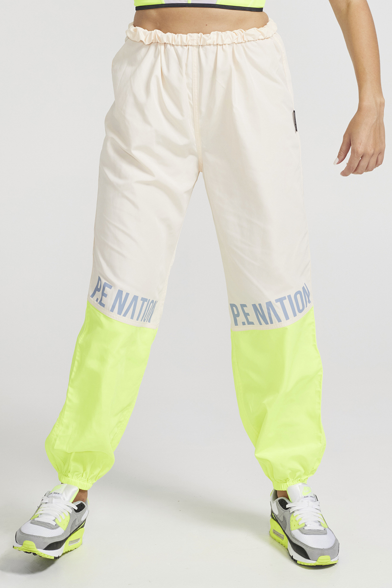 P.E Nation First Position Track Pant - Pearled Ivory | Stylerunner