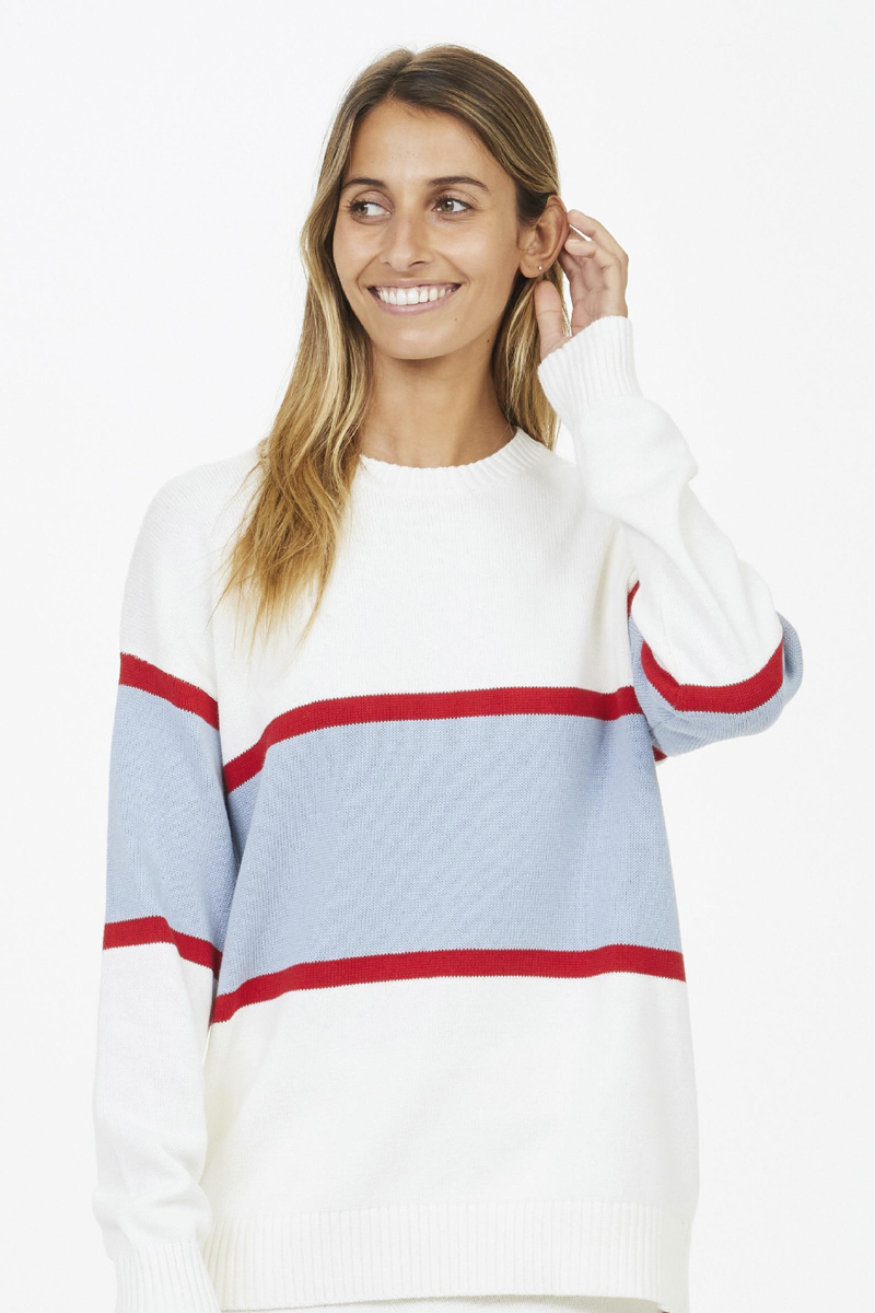 NF Knitted Stripe Sweater