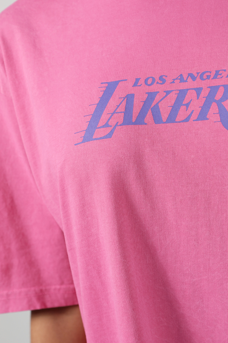 pink lakers shirt