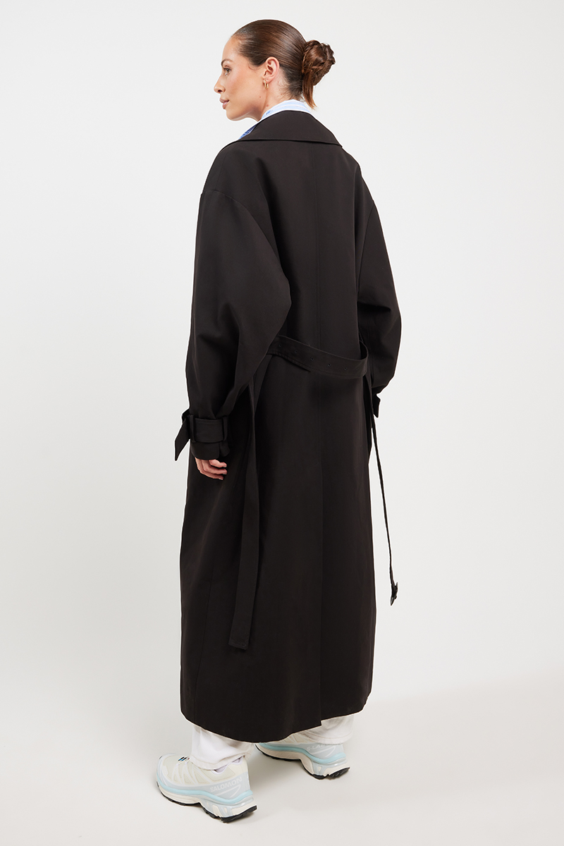 Blanca Anne Trench Coat Black | Stylerunner