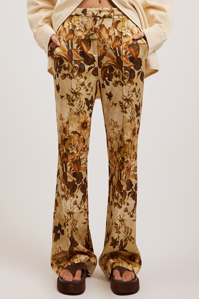Hansen & Gretel Francesca Pant Sepia Floral