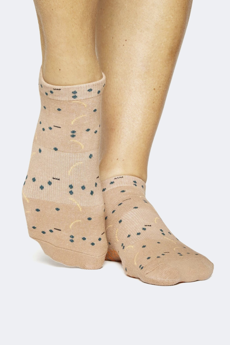Tick Tock Grip Socks