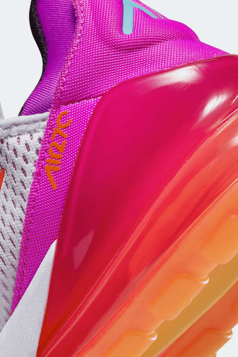 Nike Air Max 270 White/Bright Crimson-Fuchsia Dream | Stylerunner