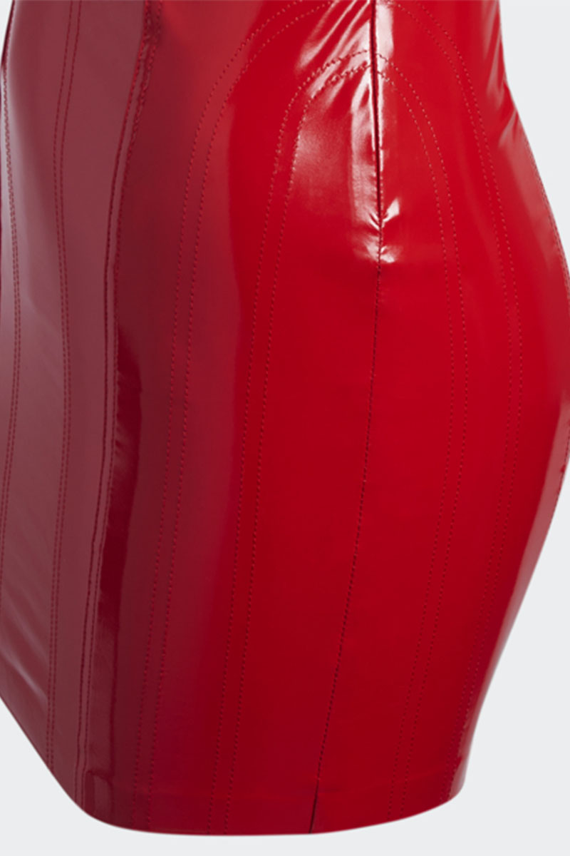 IVY PARK Latex Tank Dress Red | Stylerunner