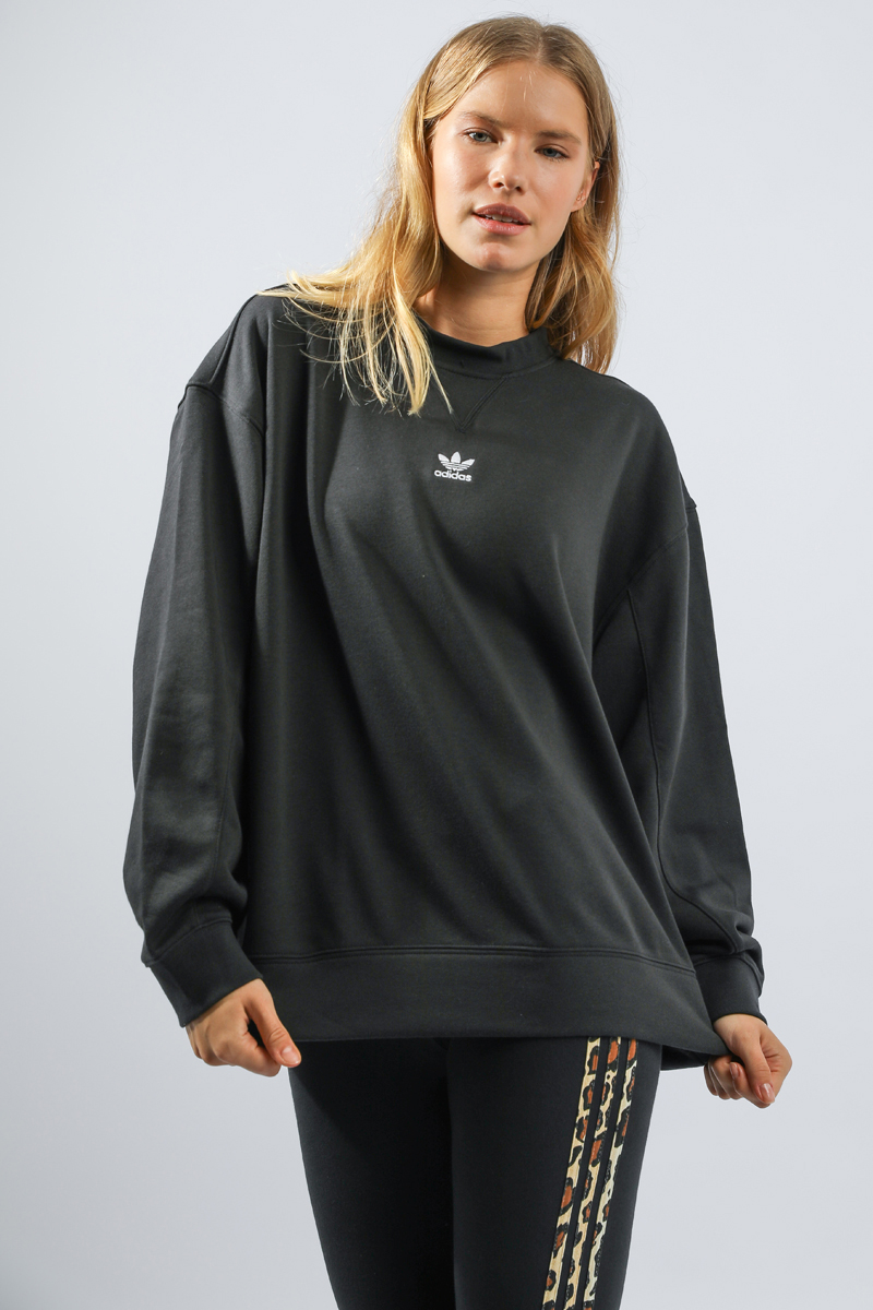adidas Originals Loungewear Adicolor Essentials Sweatshirt - Black | Stylerunner