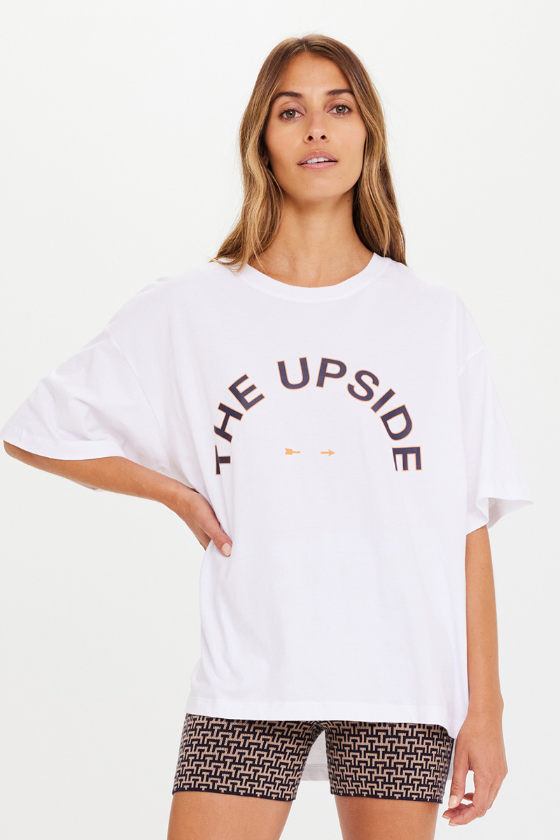 The Upside Laura Tee White | Stylerunner