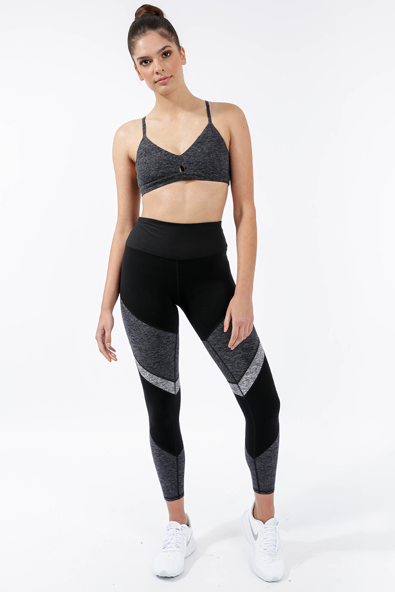 Alo Yoga Lounge Bra *Final Sale* - Dark Heather Grey | Stylerunner