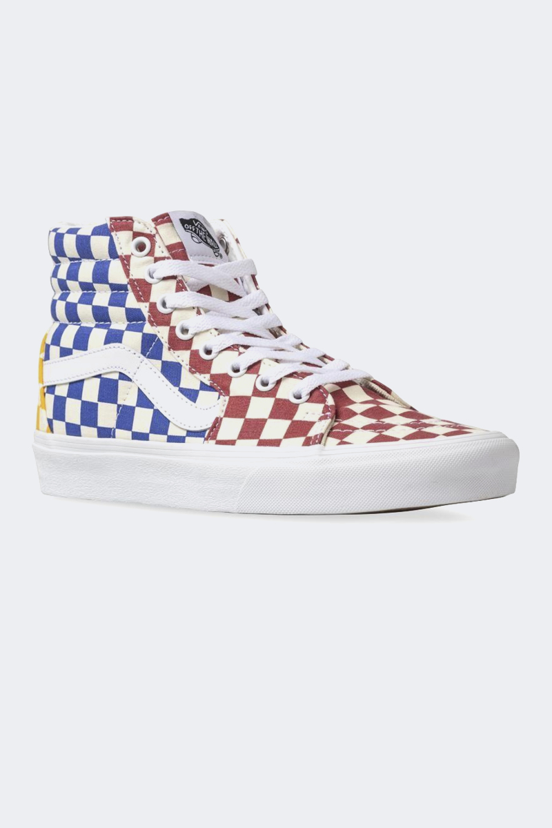 Vans SK8HI Checkerboard (Checkerboard) Multi/True White Stylerunner