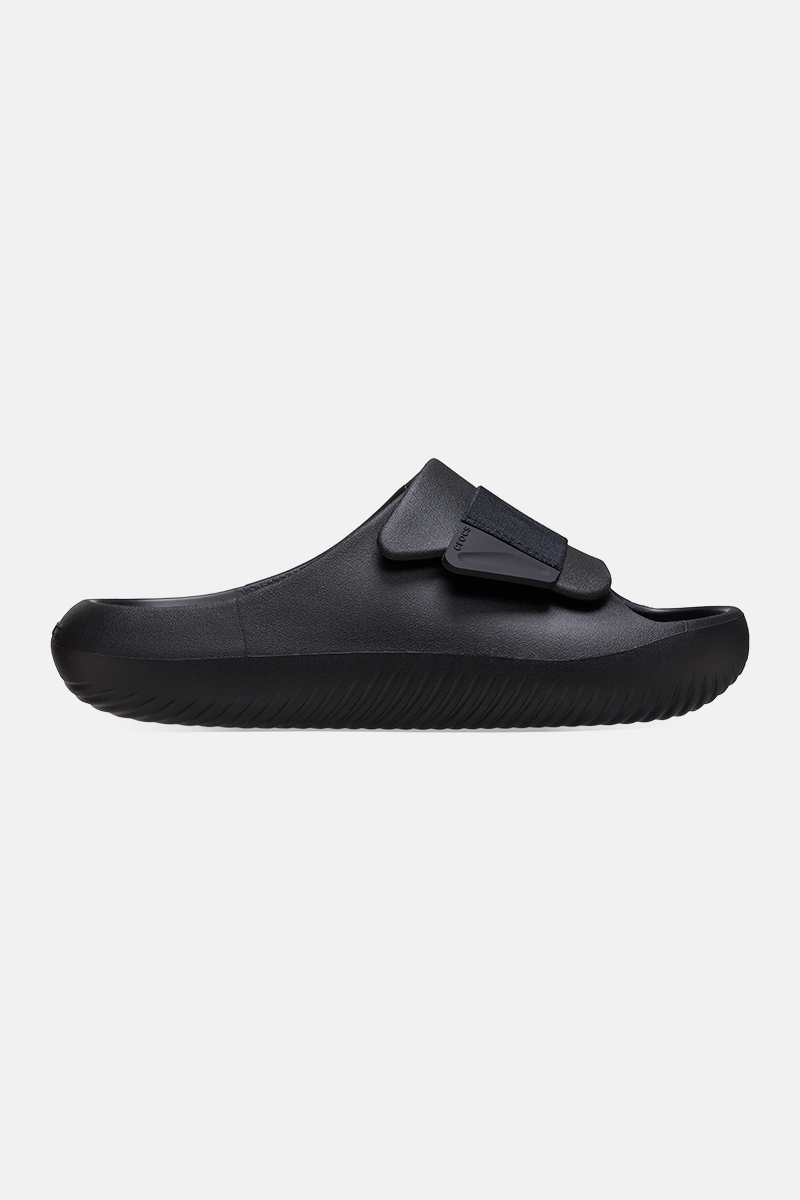 Crocs Melow Luxe Recovery Slide Black | Stylerunner