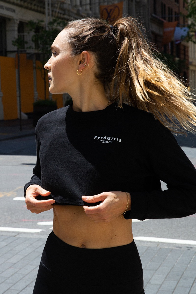 Long Sleeve Crop Tee