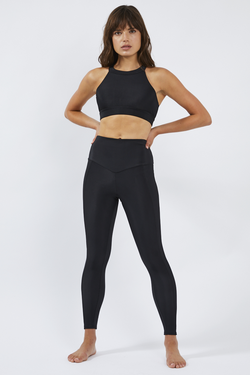 High Neck Crop Top