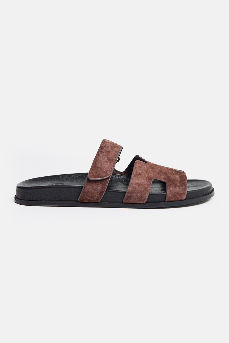 Ode Hope Sandal Choc-Black Sole