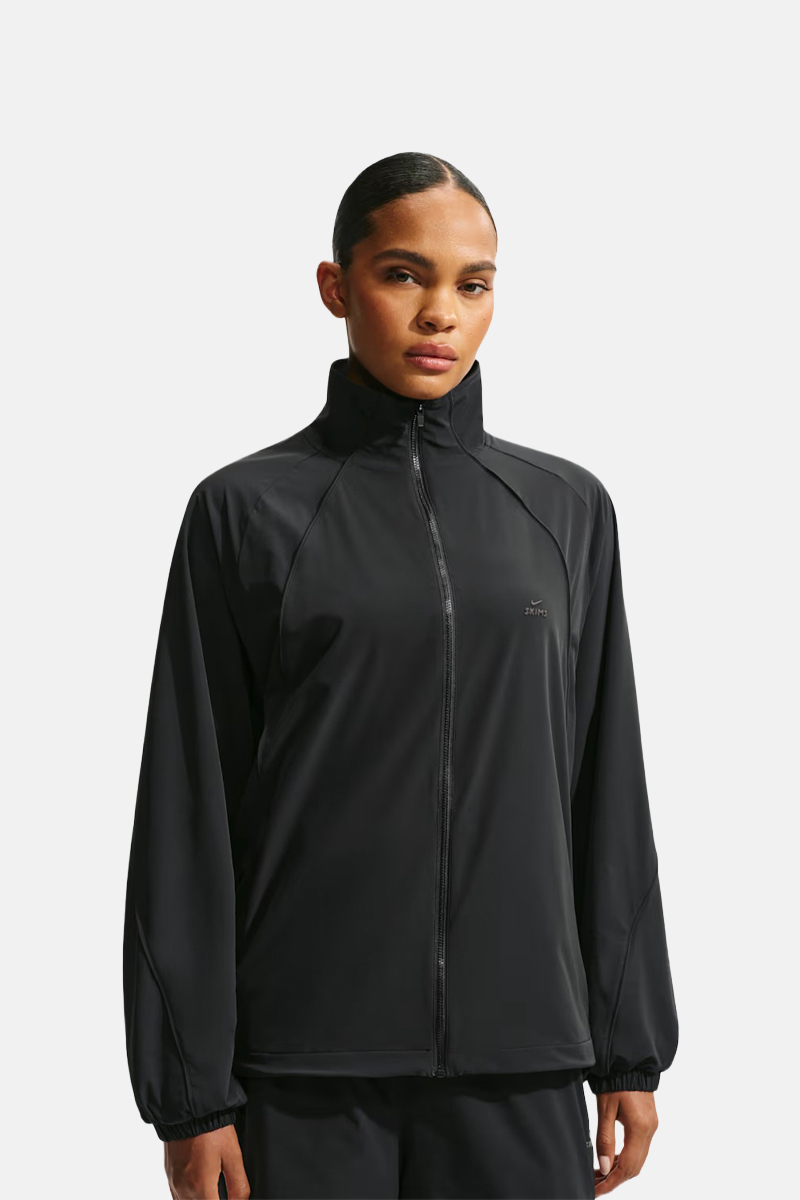 NikeSKIMS Stretch Nylon Oversized Jacket Obsidian | Stylerunner