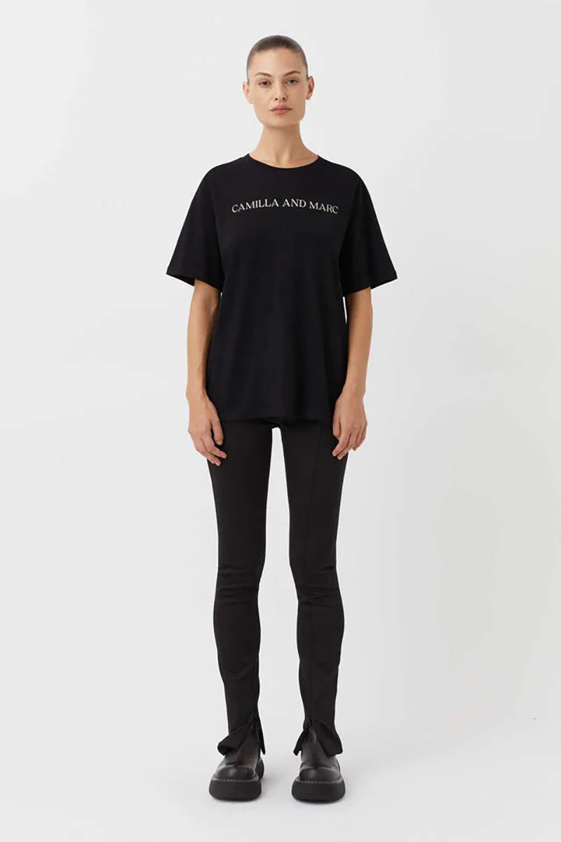 C&M Camilla and Marc Asher Tee Black | Stylerunner