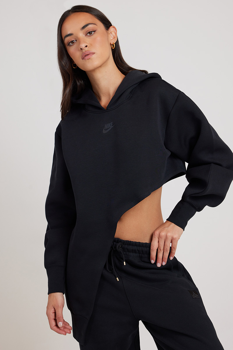 Nike asymmetrical hoodie best sale