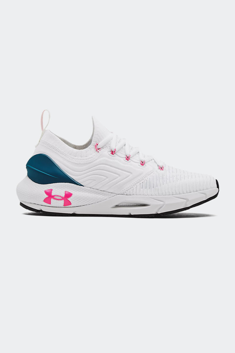 Under Armour HOVR Phantom 2 Intelliknit White Deep Sea Electro Pink Stylerunner