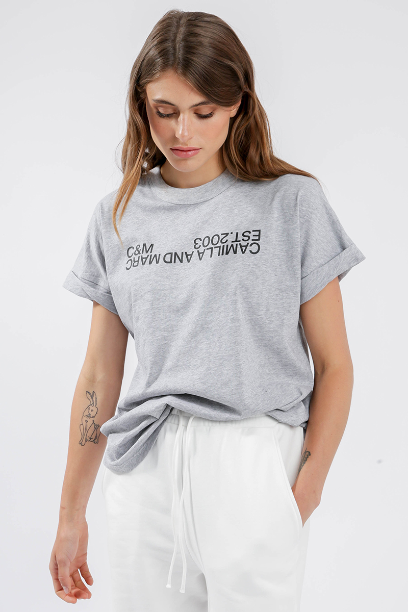 camilla and marc grey tee