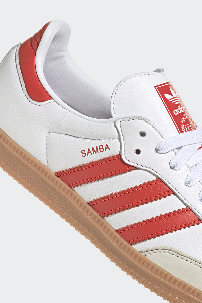 adidas♡SAMBA OG W IF6513 white red adidas Samba OG Shoes - White | Free Delivery | adidas UK