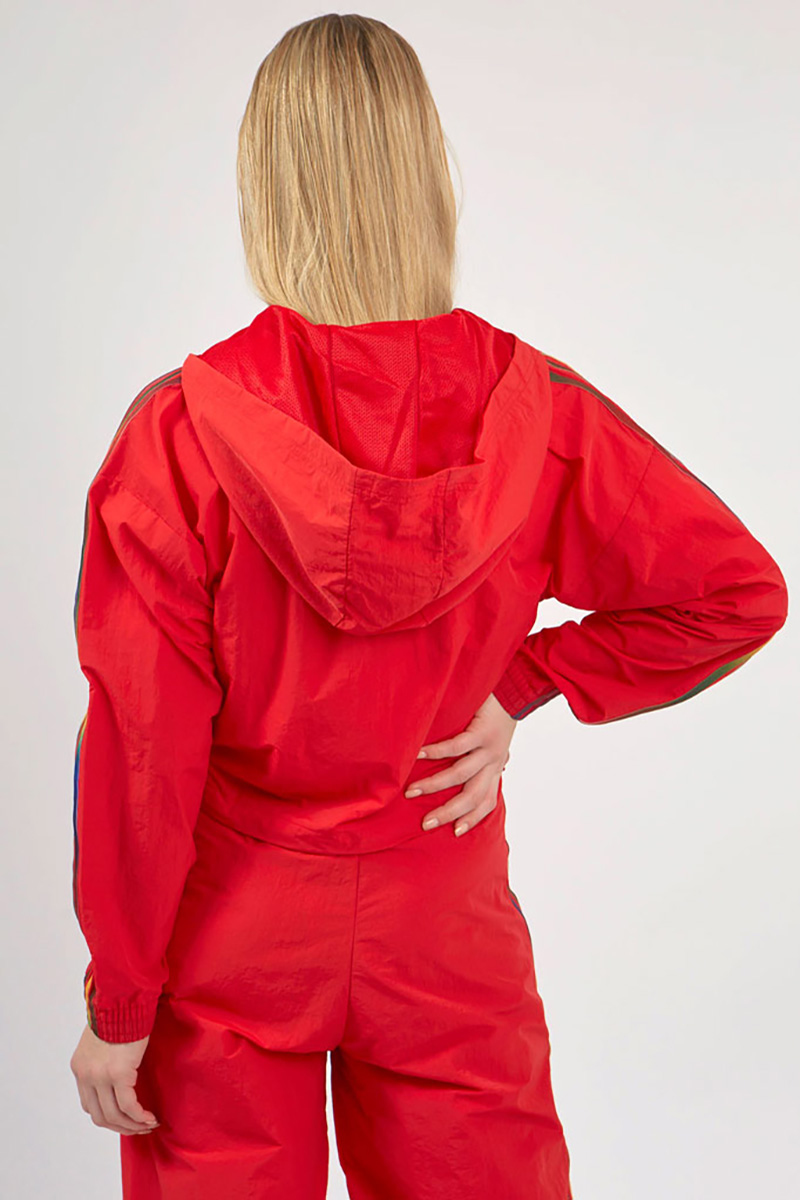 Adiclolor Half-Zip Crop Top